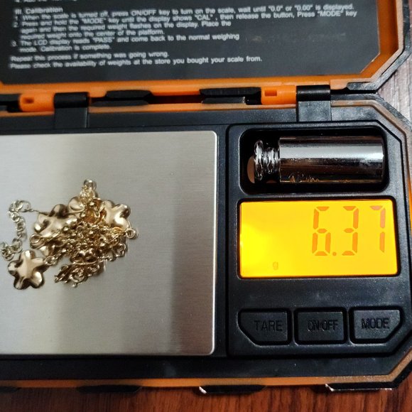 Gold long/adjustable bracelet and or anklet part 2 - Picture 3 of 13